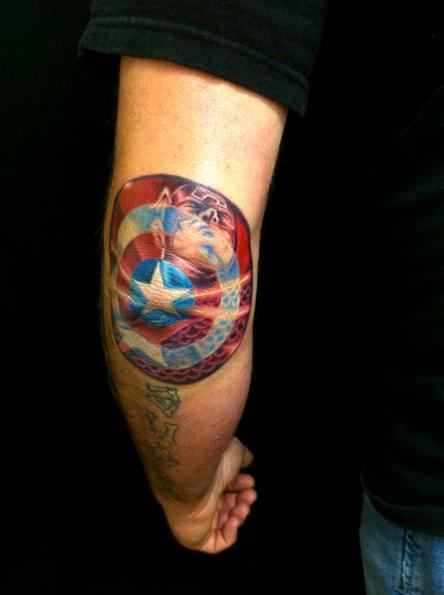 Tattoos - Captain America Shield - 60879